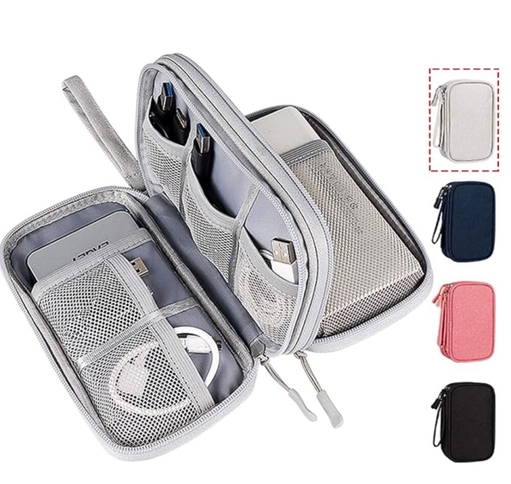 Travelers Love This $7 Tech Organizer at