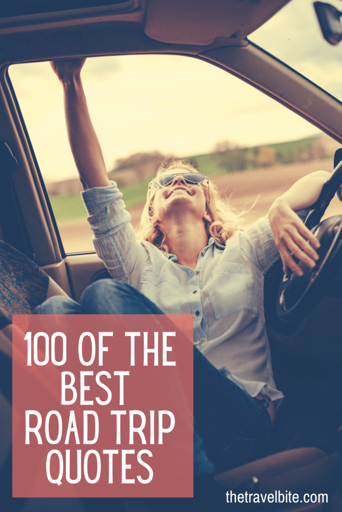 Road Trip Quotes Pin - Sitting In The Drivers Seat - TheTravelBite.com