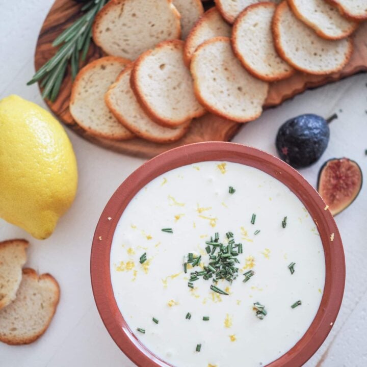Whipped Ricotta Dip with Lemon and Olive Oil