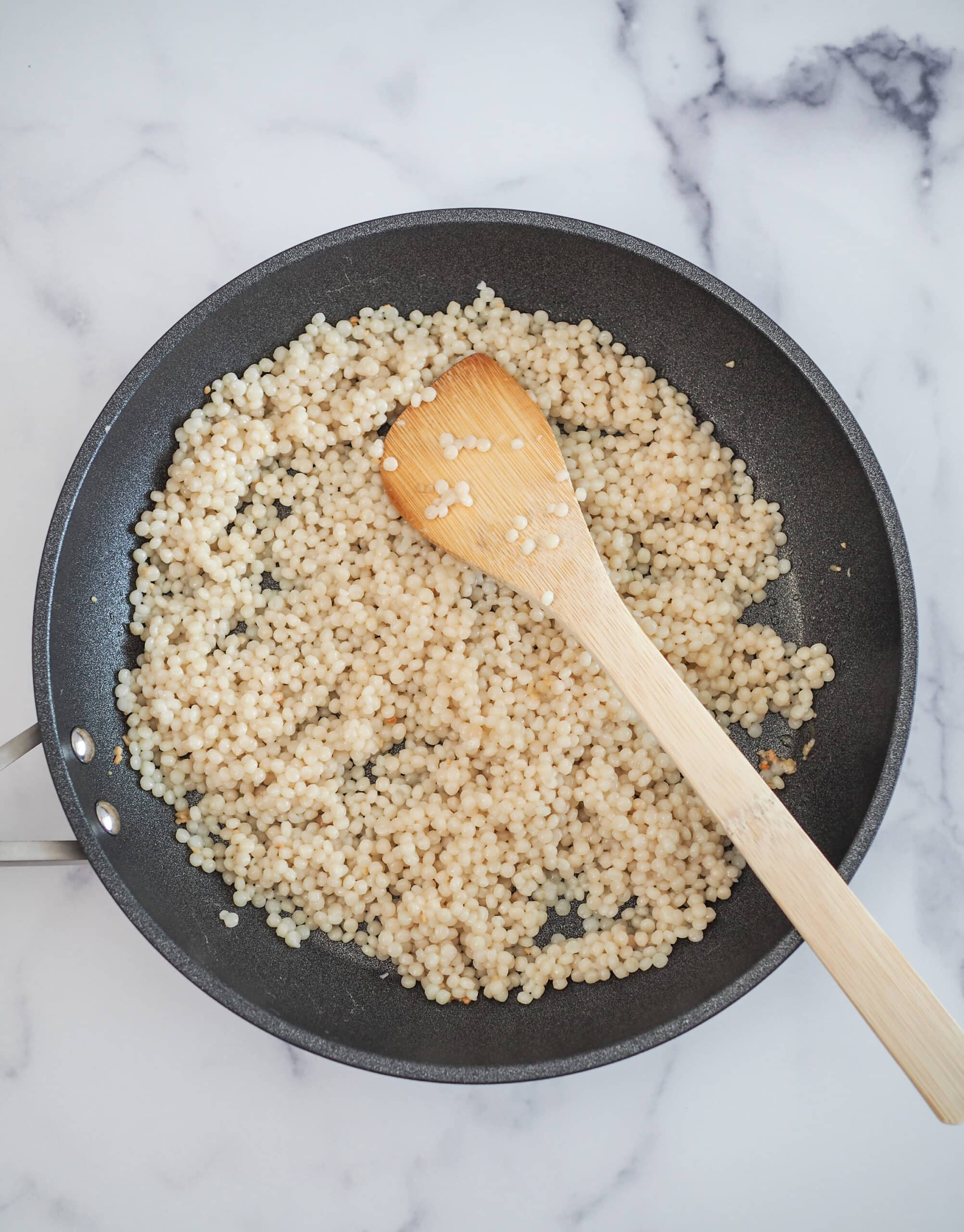 Mediterranean Pearl Couscous Recipe – The Travel Bite