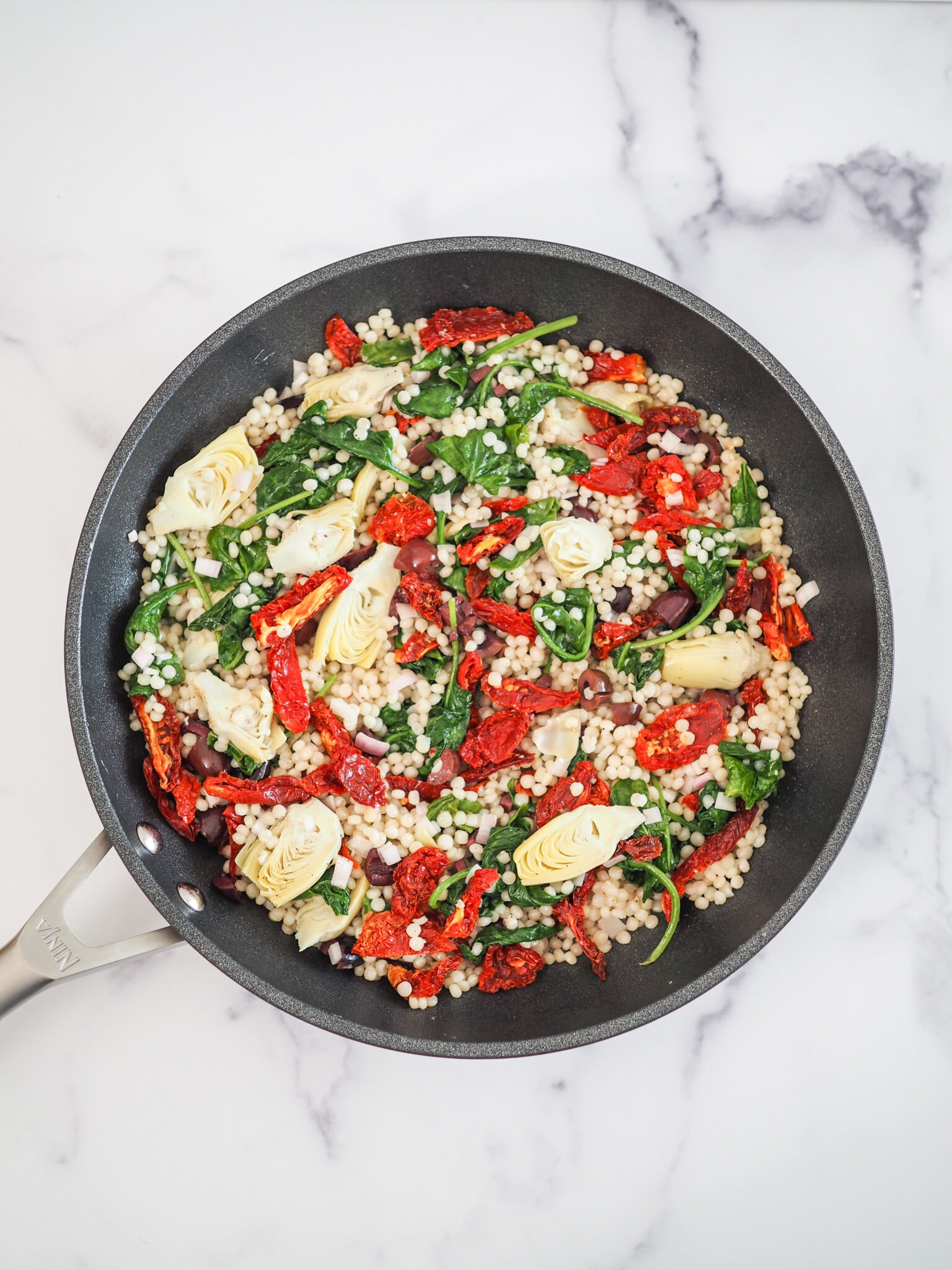 Mediterranean Pearl Couscous Recipe – The Travel Bite