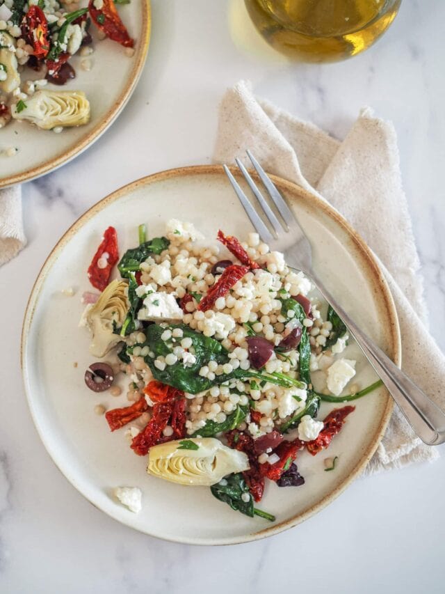 Easy Mediterranean Pearl Couscous