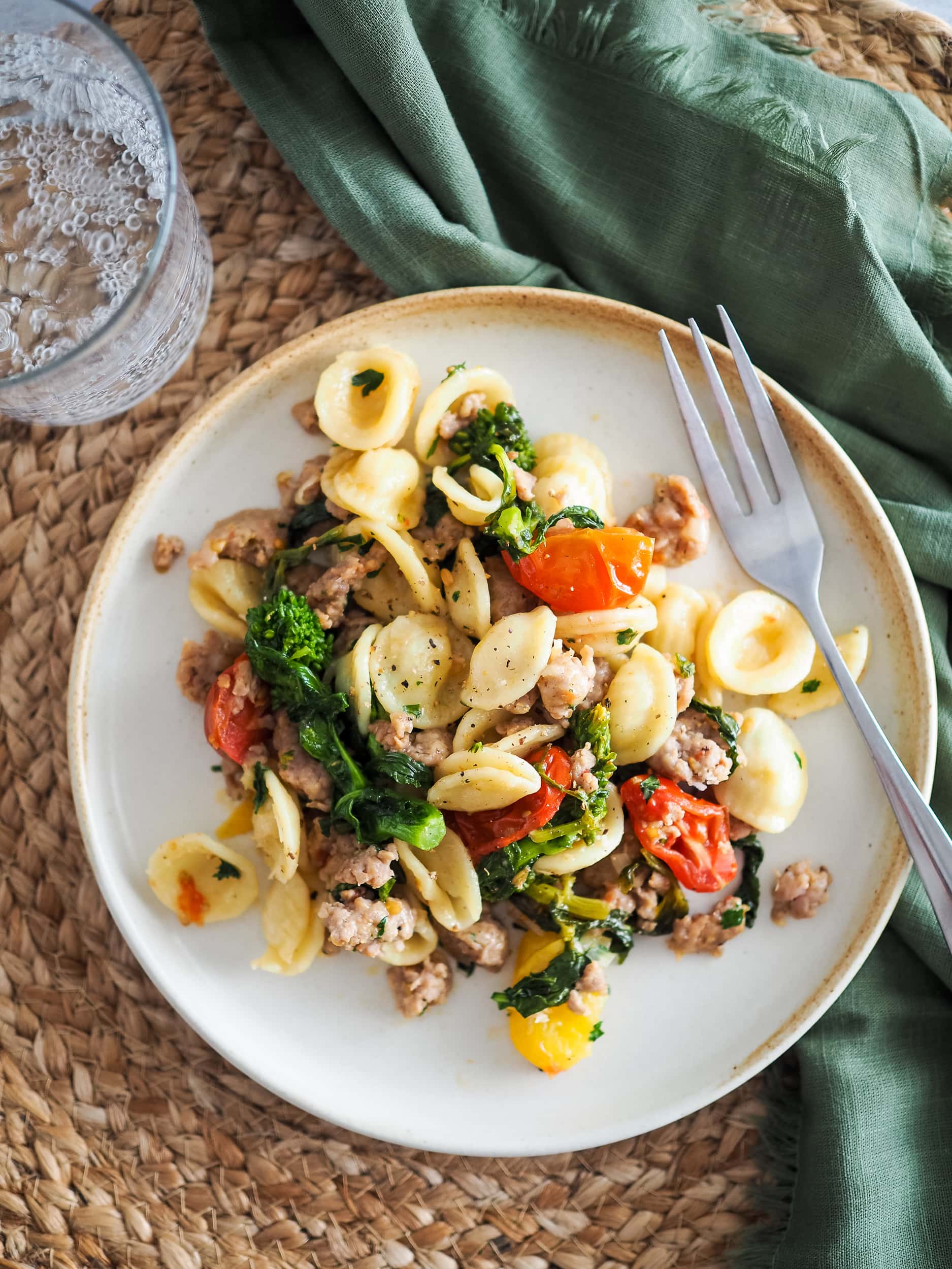 Orecchiette Sausage And Broccoli Rabe Recipe– The Travel Bite