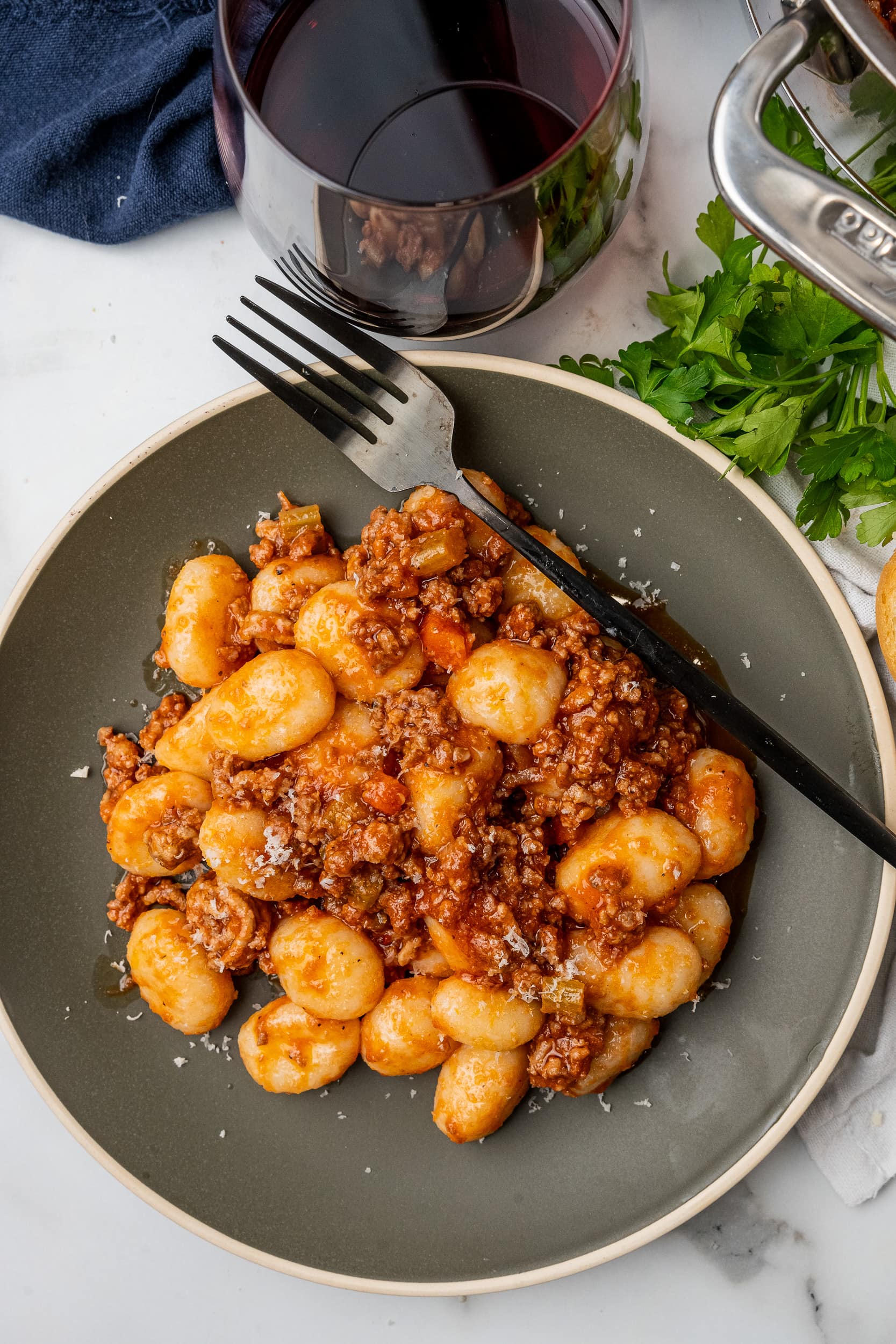 Gnocchi with Meat Sauce - Taste and Tell