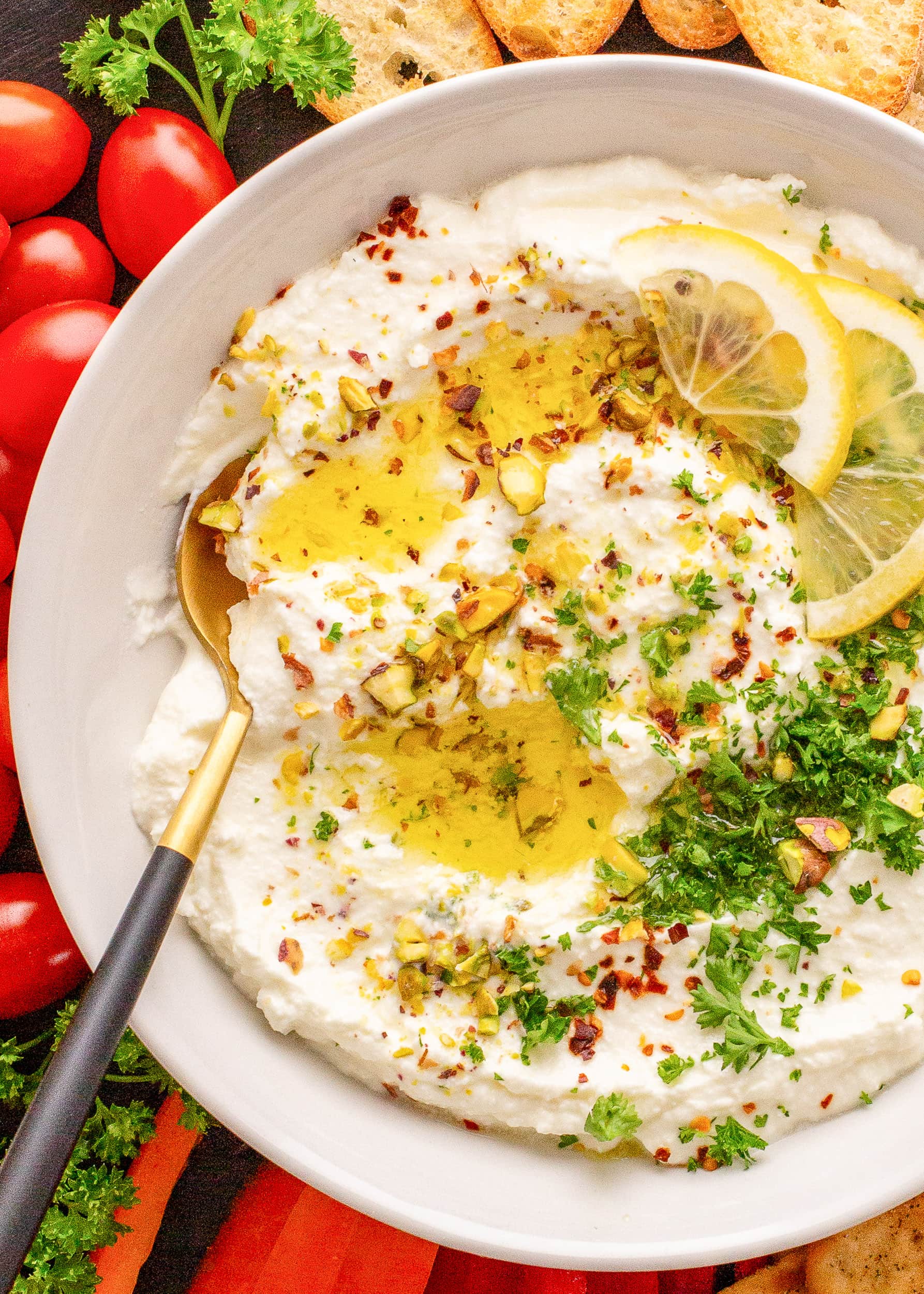 EASY Whipped Feta Dip – The Travel Bite