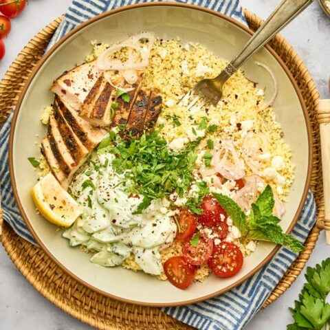 Greek Chicken Bowls