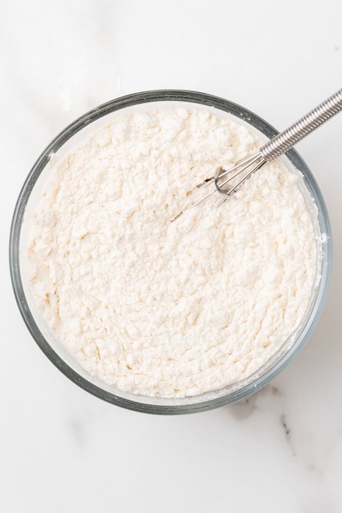 flour in a bowl