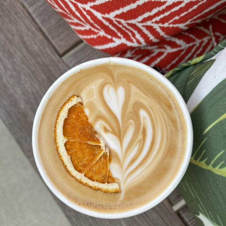 Orange Latte Coffee