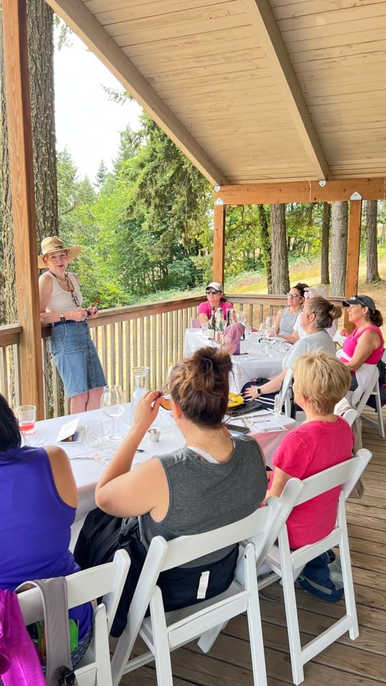 Meeting winemaker Page Knudsen at Knudsen Vineyards
