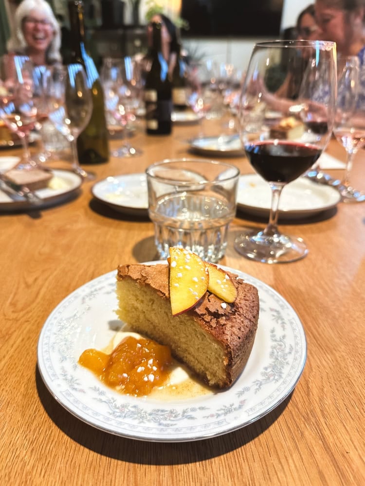 Wine-paired farewell dinner at Mac Market hosted by Alea