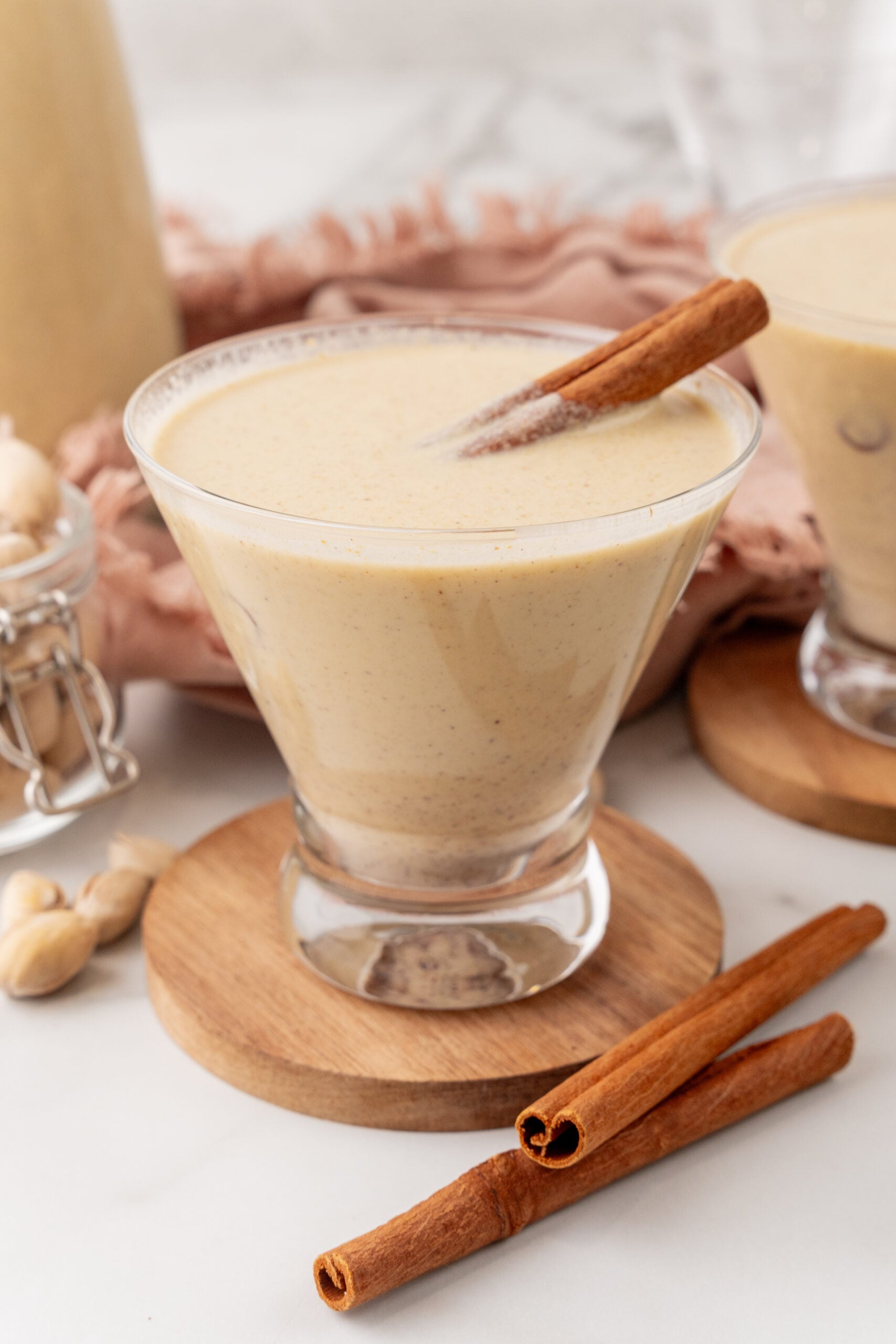 Pistachio Coquito - A Puerto Rican Holiday Drink