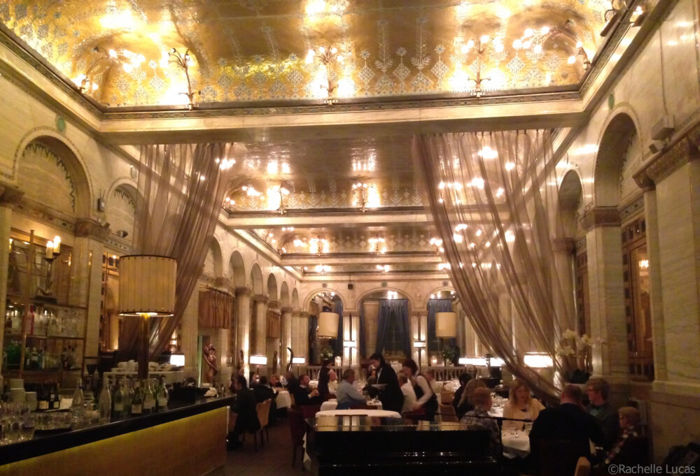 Inside the original Criterion Restaurant