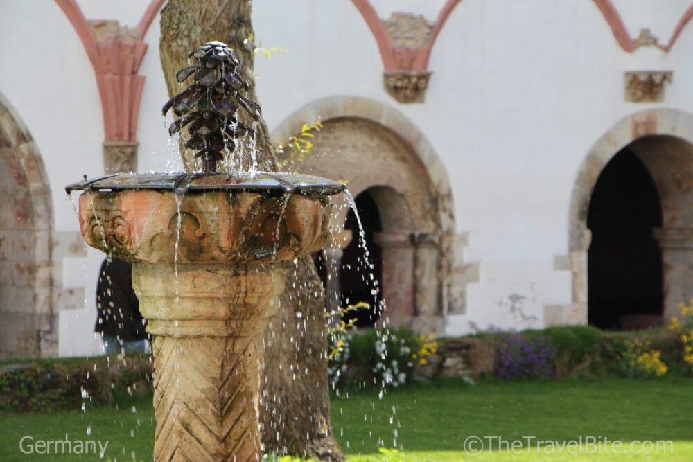Fountain at the Kloster Eberback monestery.