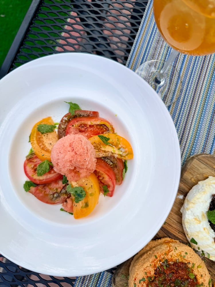 Tomato salad at Citrea