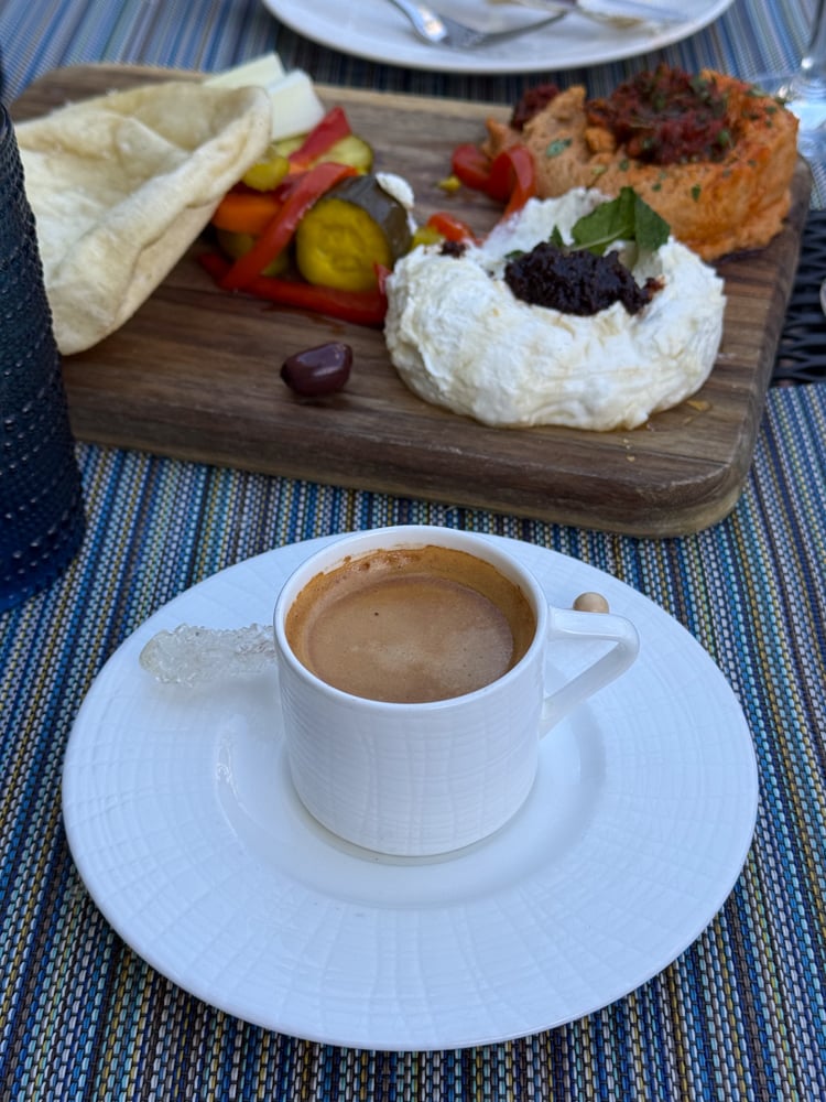 espresso in a white cup