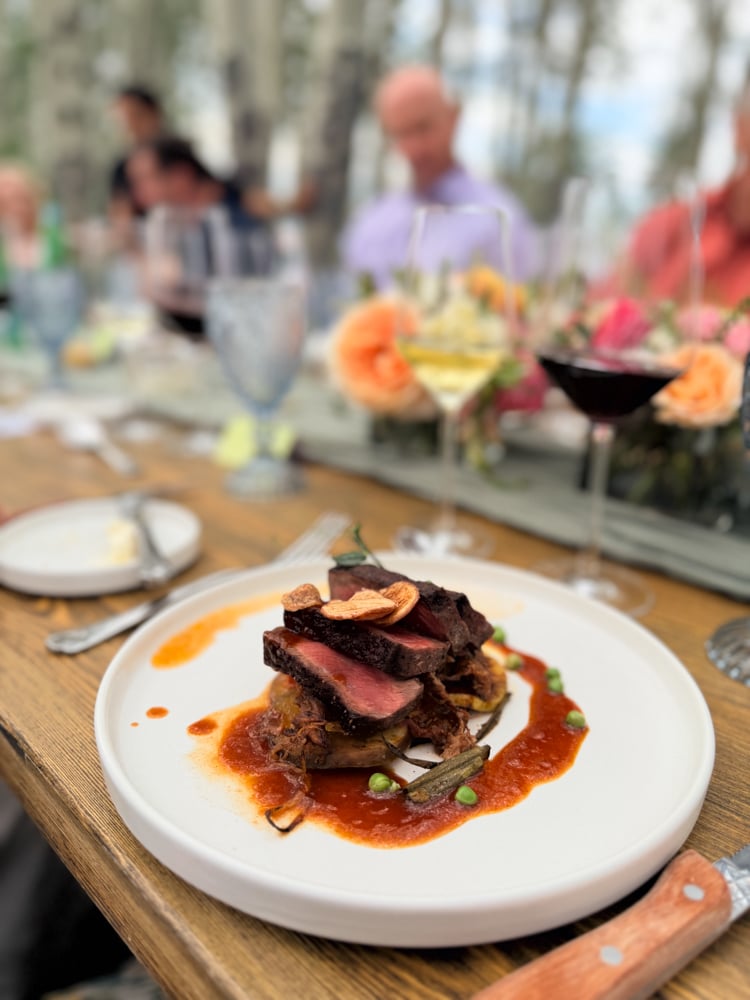 Dinner at The Alpine Table