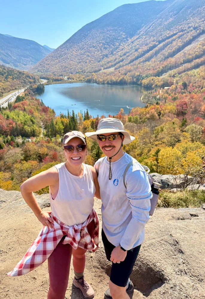 Rachelle and Pete at artist's bluff