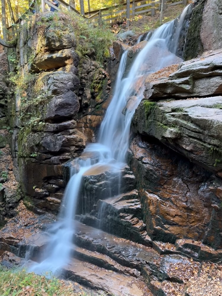 waterfall at The Flume