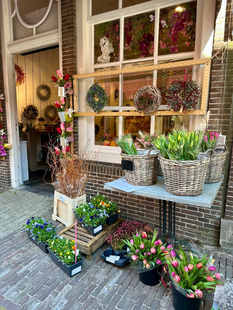 Flower shop in Enkhuizen, Netherlands