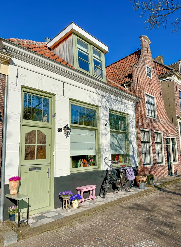 Historic buildings in the fishing village of Enkhuizen
