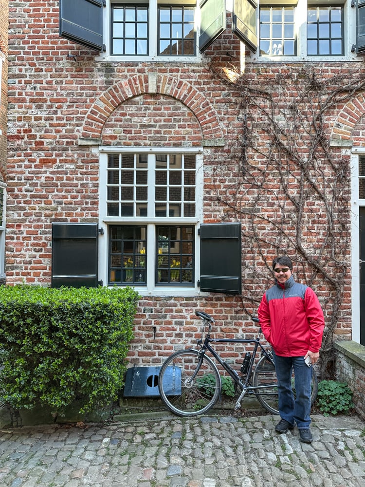 Historic buildings in Middelburg, Netherlands