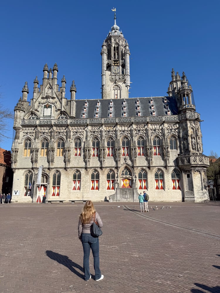 Centuries-old architecture in Middelburg