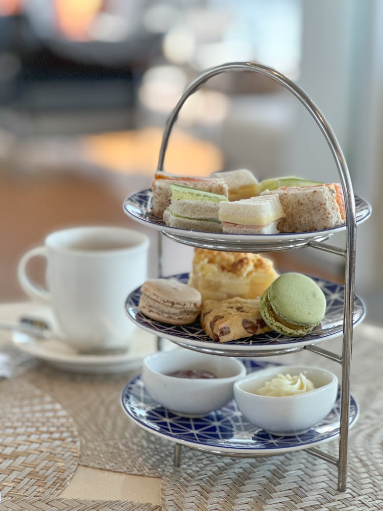 Tea service onboard a Viking river ship