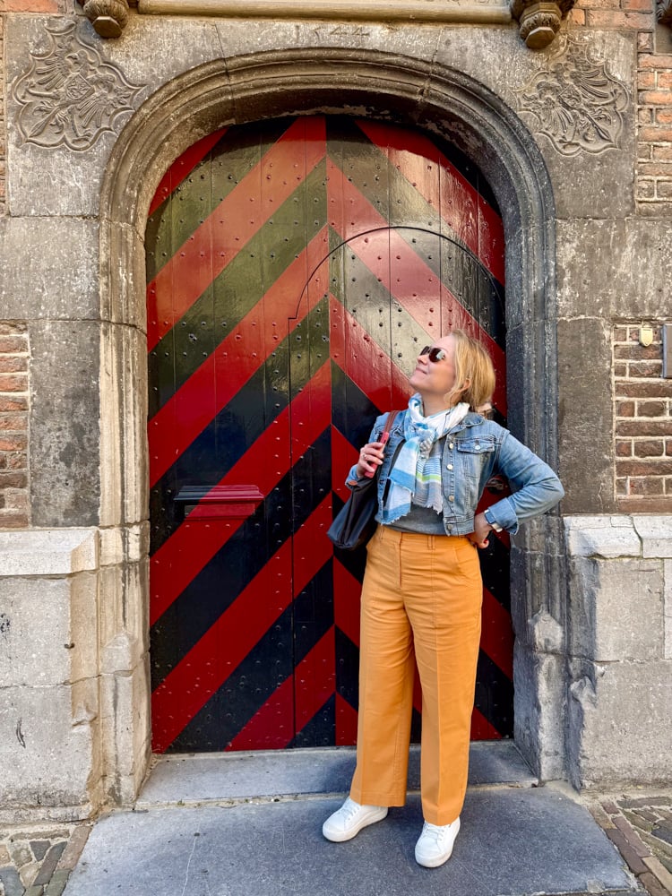 Layered spring outfit for a Netherlands river cruise